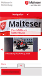 Mobile Screenshot of malteser-rottenburg.de